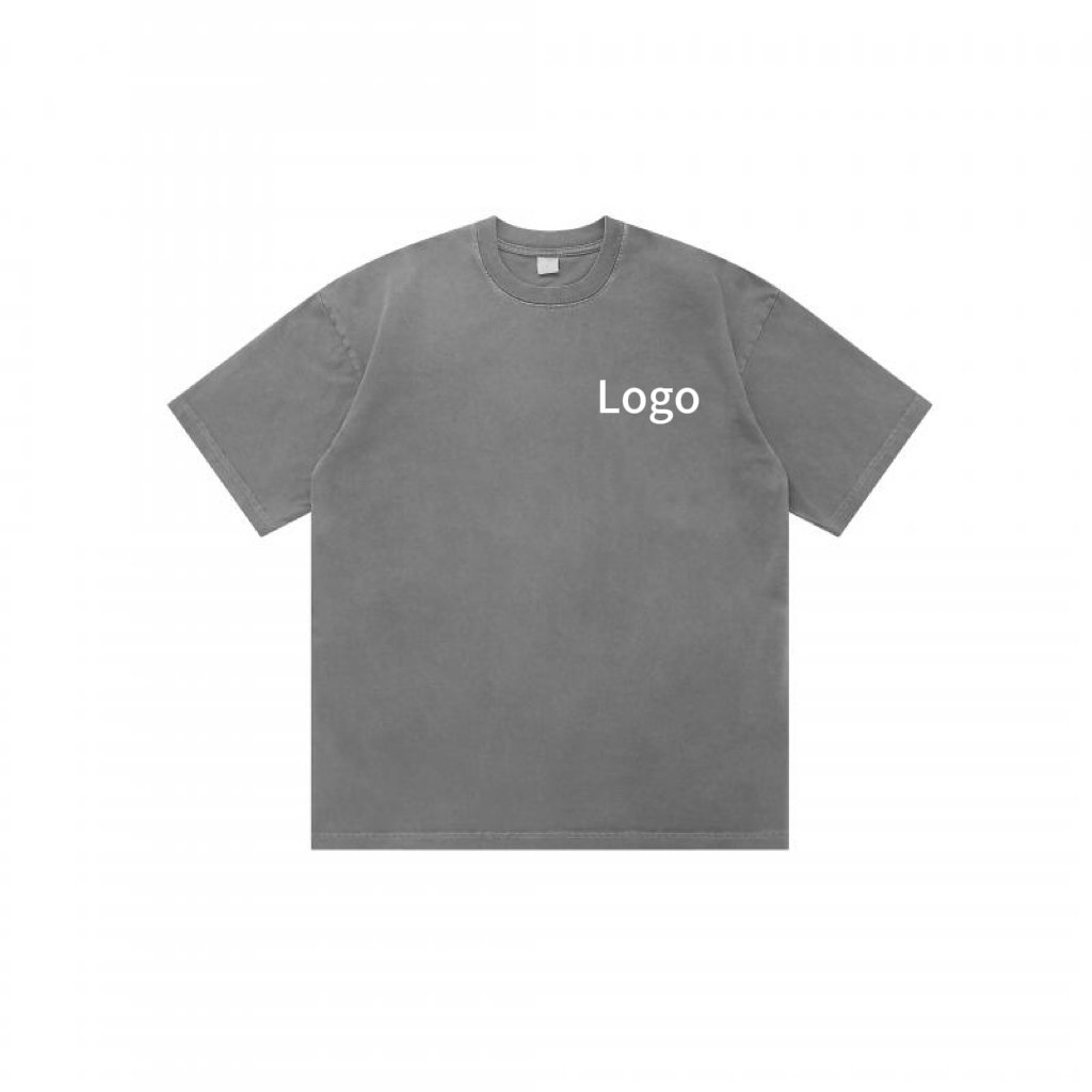 Ombre color T-shirt for Men Women, Heavy Cotton Vintage Crewneck Tee, Oversized Drop Shoulder Distressed Washed Shirt